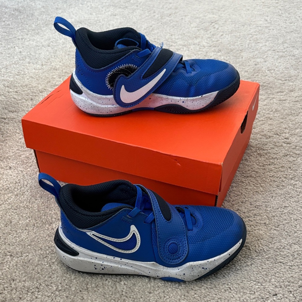 Nike Kids Royal Blue Sneakers with Black Accents